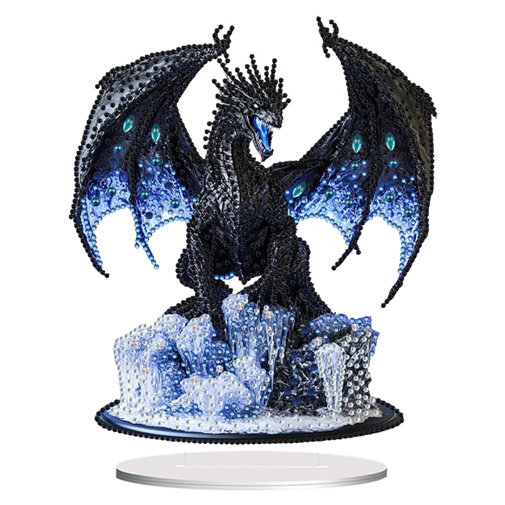 

2D Flat DIY Diamond Painting Tabletop Ornaments Kit Double-Sided Diamond Painting Desktop Decorations Bedroom Table Decoration