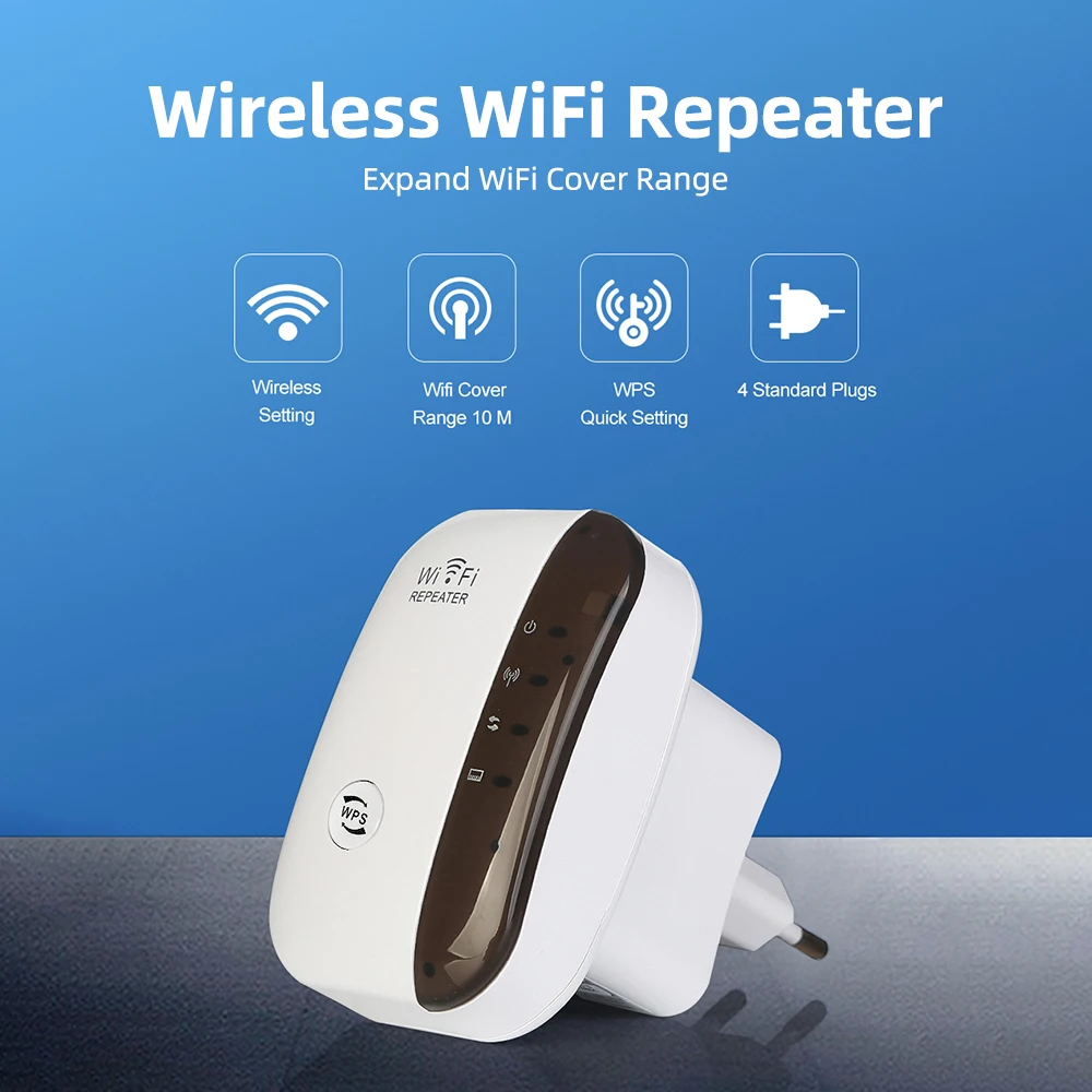 Wifi Repeater Wireless Wi-Fi Range Extender Router Wifi Signal Amplifier Access Point 300Mbps WiFi Booster 2.4G Wi Fi Ultraboost