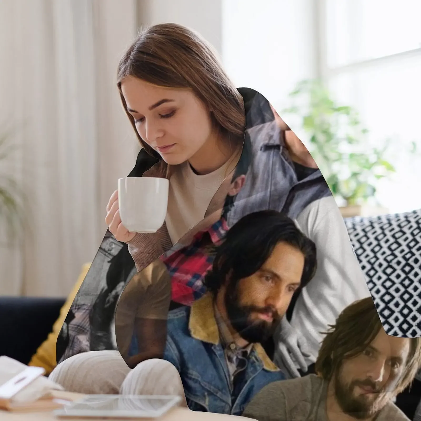 Milo Ventimiglia صورة مجمعة رمي بطانية أنعم تأثيري أنيمي الصيف بطانيات هدية شخصية #3