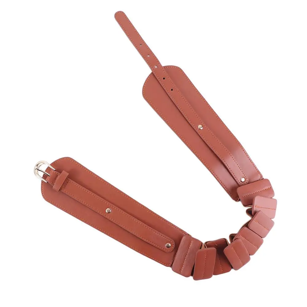 أسود فاخر الجمل الإناث حزب النساء مشبك المرأة حزام فستان حزام عريض بلون