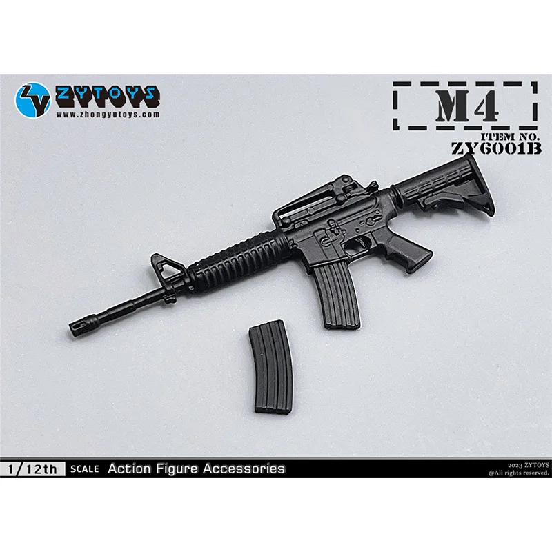 ZYTOYS-مجموعة نموذج سلاح عسكري ، 6 "عمل الشكل ، مقياس 1:12 ، M4 ، M4A1 ، AK47 ، AKS47 ، MP5A5 ، MP5SD6 ، P90 ، M79 ، M1887 ، 9 قطعة