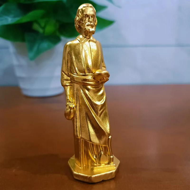 Gold Westmon Works St Joseph Statue For Selling Homes With Instruction Card Real Estate Patron Saint Pack Resin Figurines Crafts