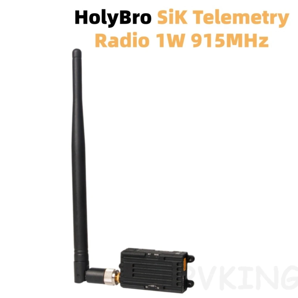 

HolyBro SiK Telemetry Radio 1W 915MHz Open-source SIK Firmware Plug-n-play for Pixhawk Standard Flight Controllers UAV Drone