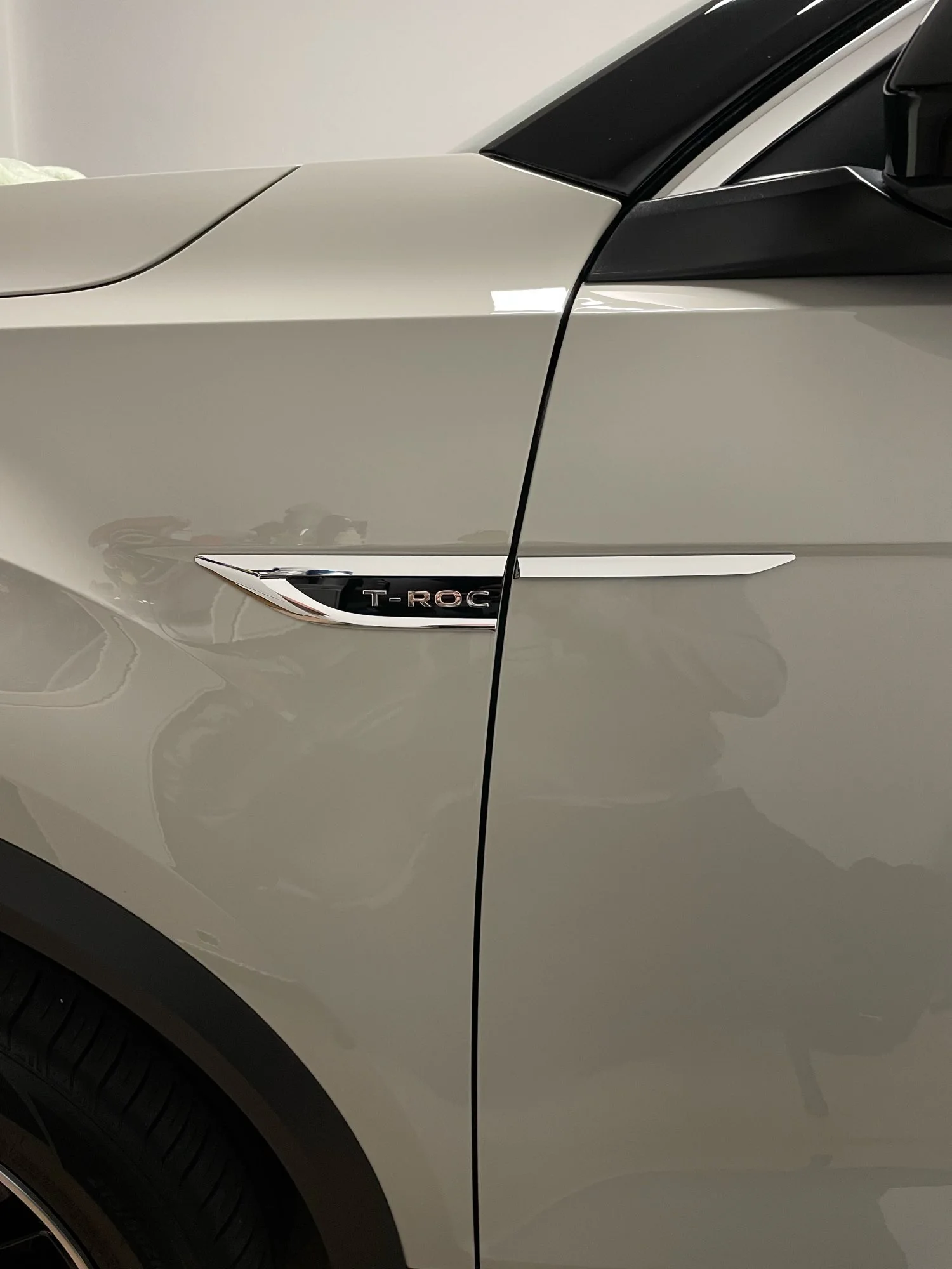 for 2018-2026 VW T-ROC TROC original door Side Wing Fender Emblem Badge sticker Trim