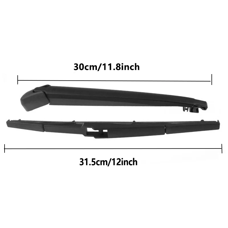 Rear Wiper Back Arm Blade Set For Mazda 3 Hatchback 12\