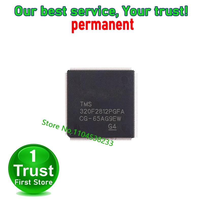 TMS320F2812PGFA TMS320F28335PGFA 1PCS/LOT TMS320F28374SPTPT TMS320F28377DPTPT QFP  Trust First   in stock