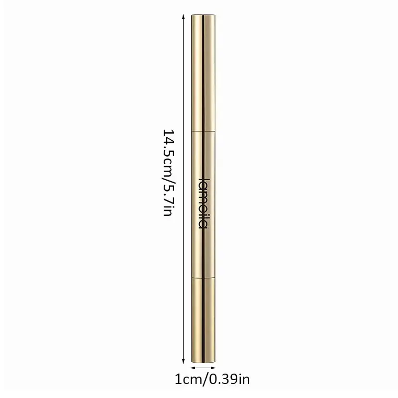 4 Kolory z Pędzelkiem Dwustronna Kredka do Brwi Wodoodporna Gładka Sztyft do Brwi Odporna na Pot Żel do Brwi Kredka do Tatuażu Kosmetyki