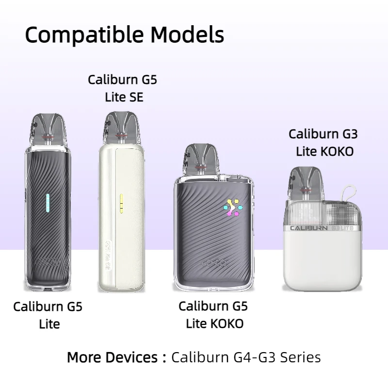 3/6/9 G3 Uwell Caliburn G3/G5/G4 Mini/Pro Kit 3 0.4/0.6/0.9/1.2 GPP Pod pod system for pod systems - gallery image 4