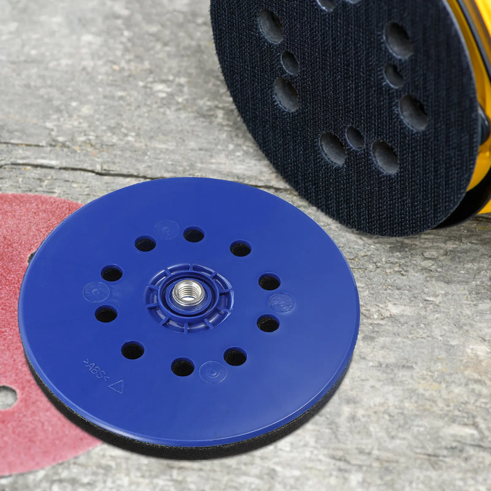 

Self-Adhesive Sander Disk for Wall Sanding Attachment Compatible with Plasterboard Cement Surfaces Round Sanding Disc Grinding