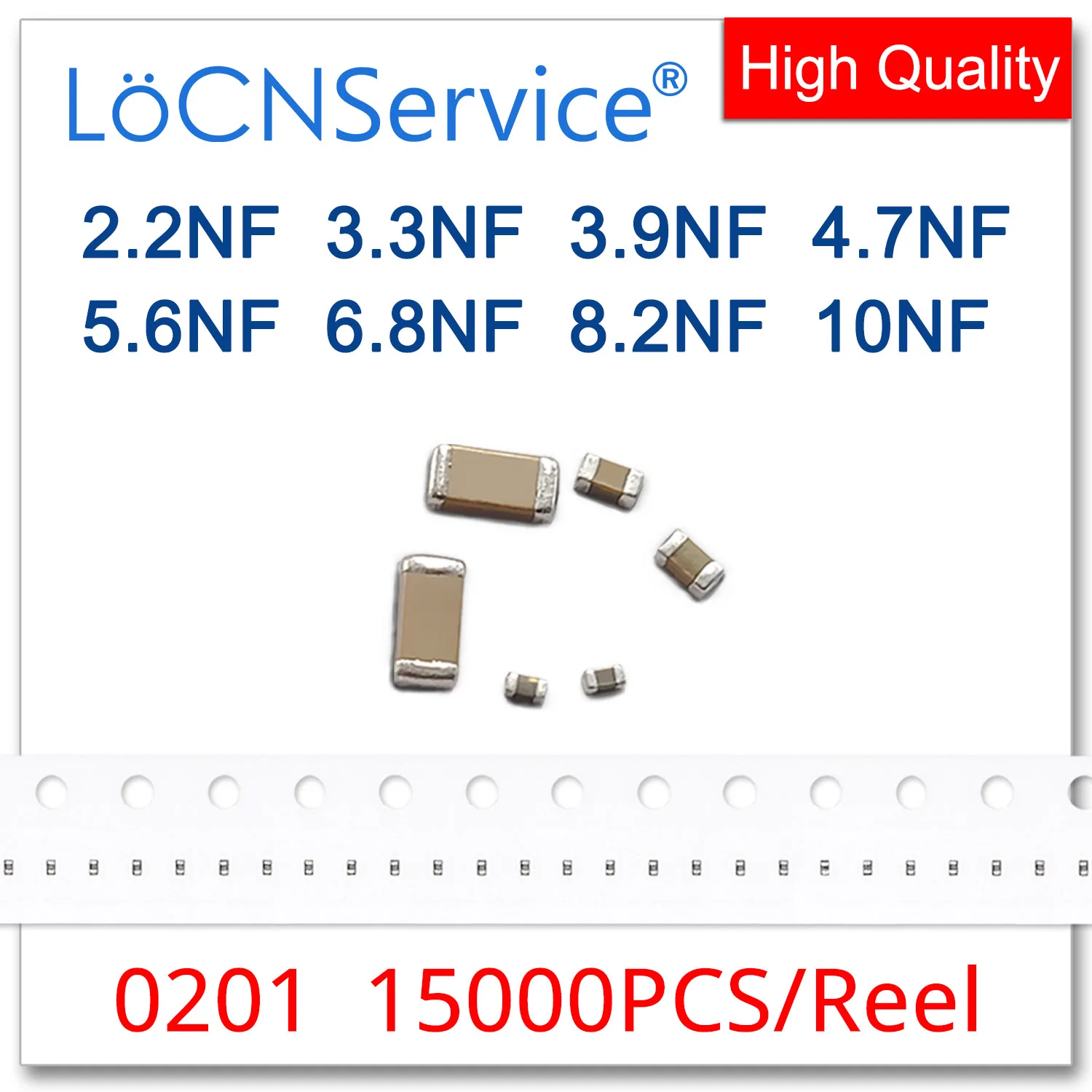 

Конденсаторы SMD 15000 шт. 0201 X7R RoHS 16 В 25 В 50 В 10% 2,2NF 3,3NF 3,9NF 4,7NF 5,6NF 6,8NF 8,2NF 10NF Высокое качество 562 682 103