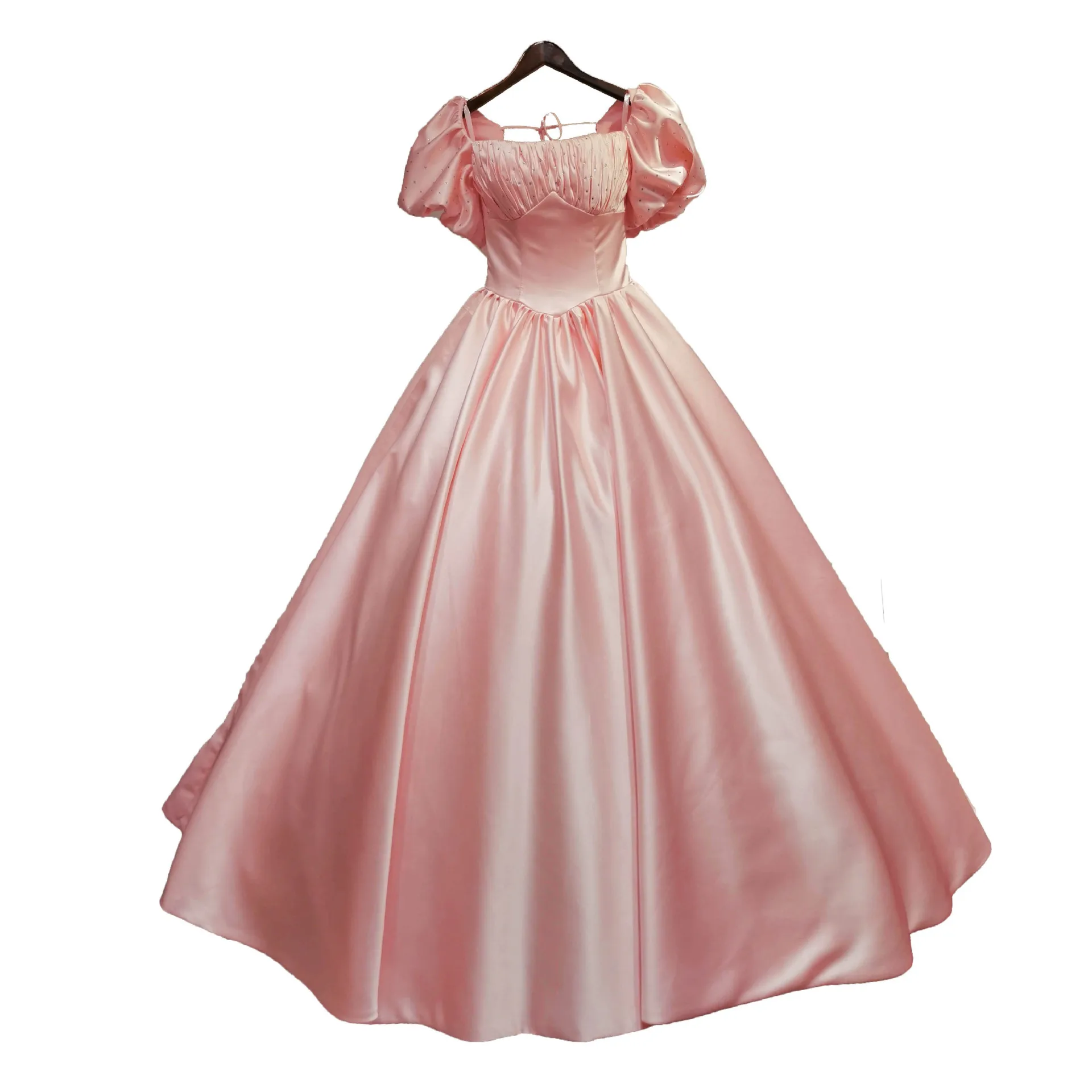 GUXQD Ball Gown Quinceanera Dresses Beading Puff SLeeves Prom Party Gowns Formal Vestido De 15 Anos robes de soirée