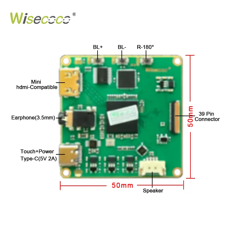 MS7 Inch Amoled Display 165hz High Refresh Rate 850nits Brightness On-cell Touch Function for Gaming 7inch Oled Raspberry Pi