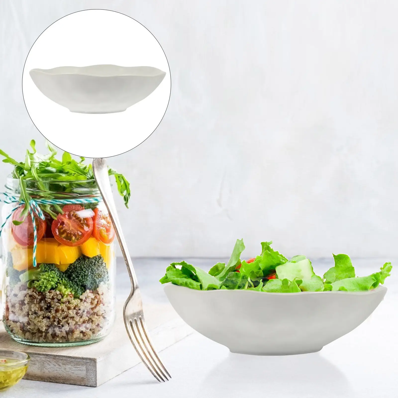 

Керамическая термостойкая миска для супа (1 шт.) – для лапши быстрого приготовления, риса, каши, салата, фруктов. Легко моется, круглая форма.