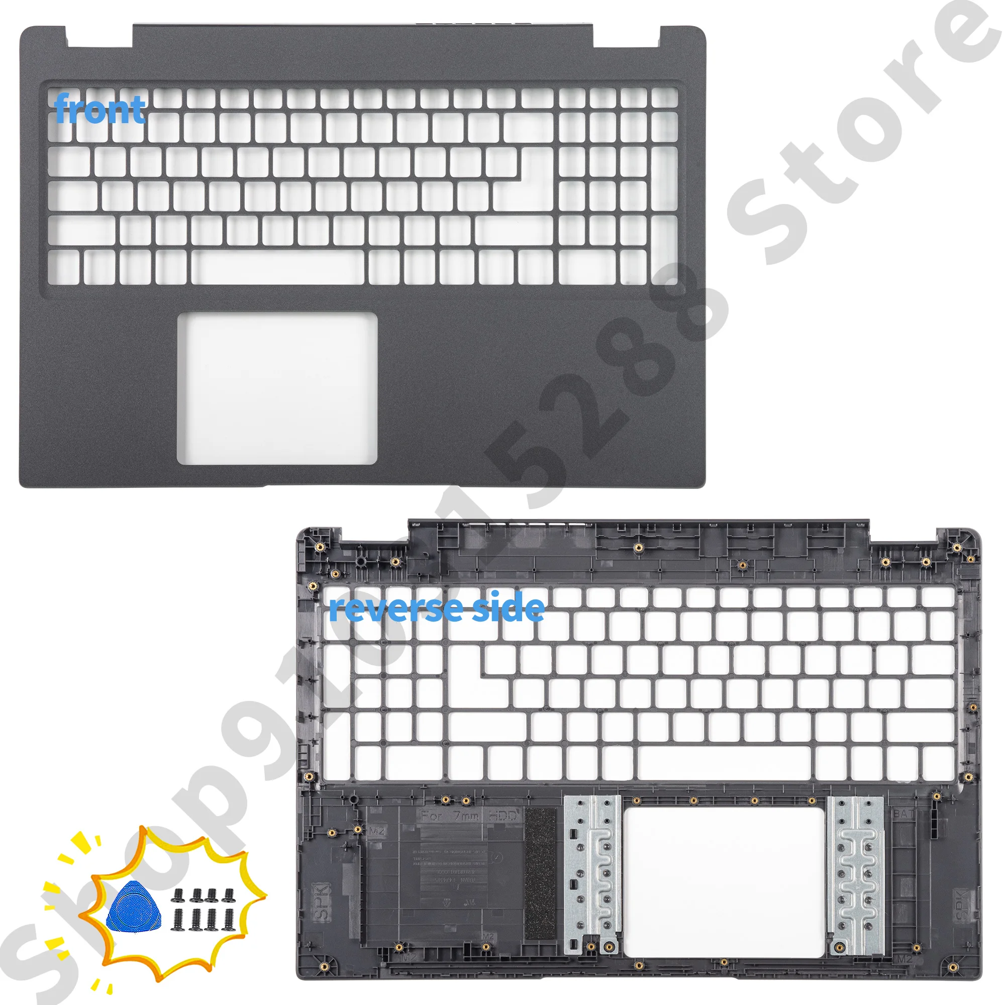 Abdeckung Für Latitude E 3510 3510 Laptop LCD Back Cover Oben Hinten Deckel Bildschirm Zurück Abdeckung Vordere Lünette Rahmen Lünette Oberen Unten 08XVW9