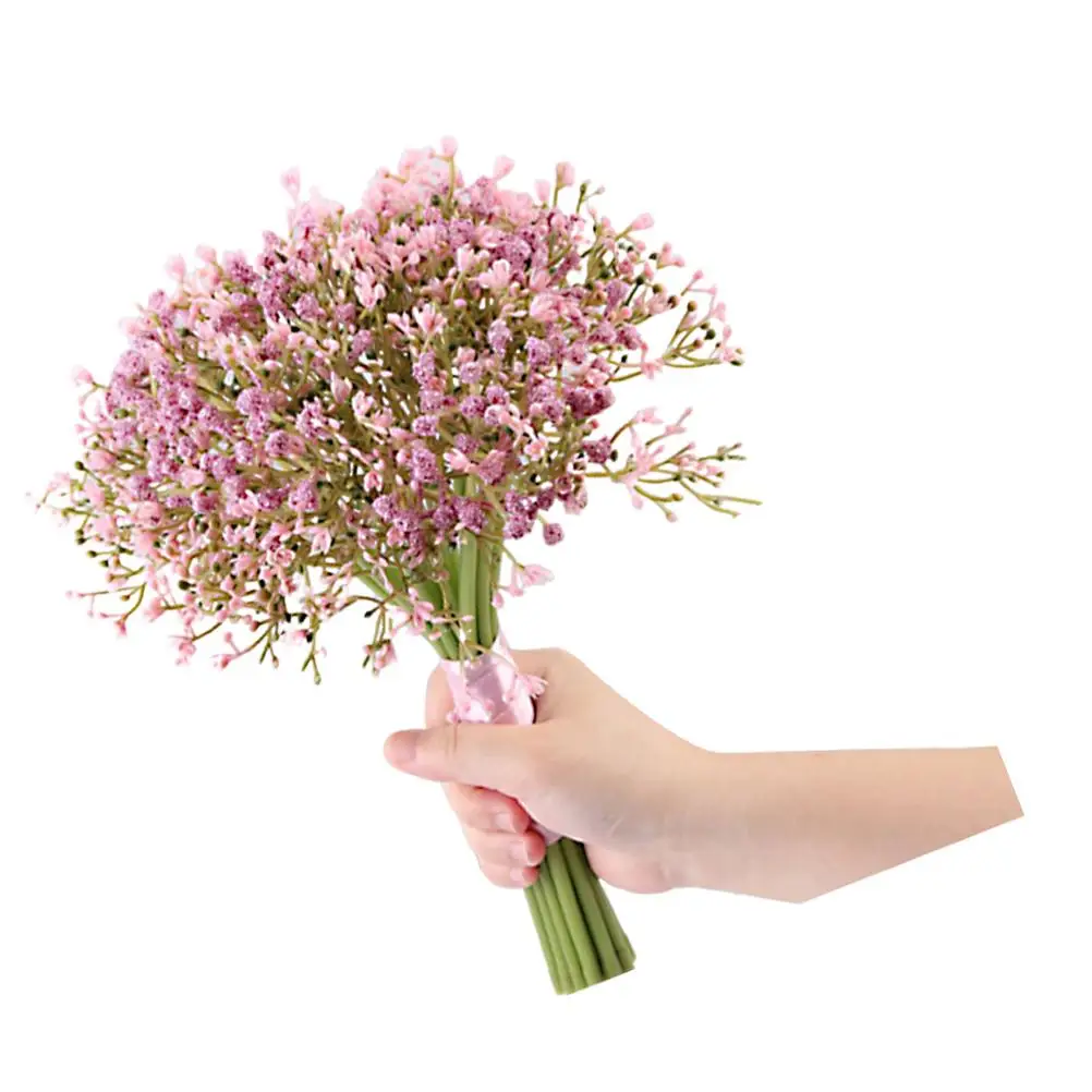 

Artificial Flowers Bride Bridesmaid Decoration Simulation nament Lifelike Premium Material Natural Green Desktop Shelf