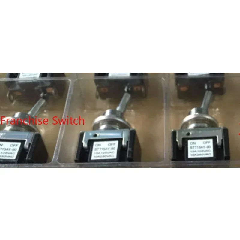 

5PCS ST115AY-90 Imported Button Switch 2-pin 2-speed Power Rocker Arm Toggle 10A