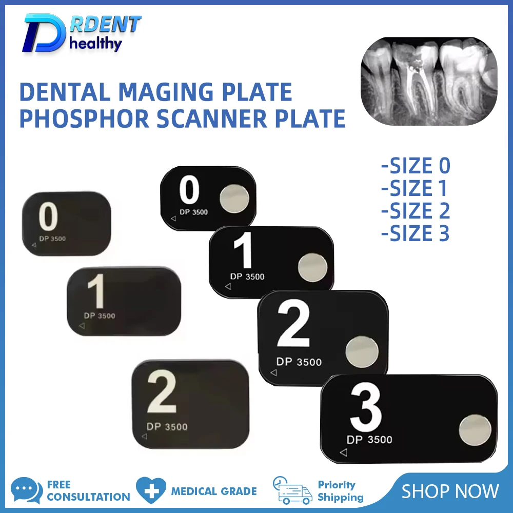 1 قطعة لوحات الفوسفور PSP للأسنان الرقمية X راي الاستشعار صورة المجلس المغناطيسي لا حجم المغناطيسي 0 1 2 3 مناسبة ل Fussen Kavo