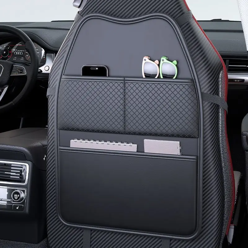 

Universal Car Back Seat Protector with Storage Pockets for Kids Anti Dirty and Kick Proof