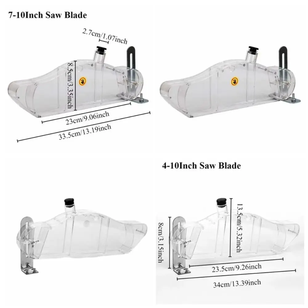 Practical Anti-Dust Table Saw Protective Cover Transparent Stand Wood Router Safety Shell Universal Clear Dust Guard Woodworking