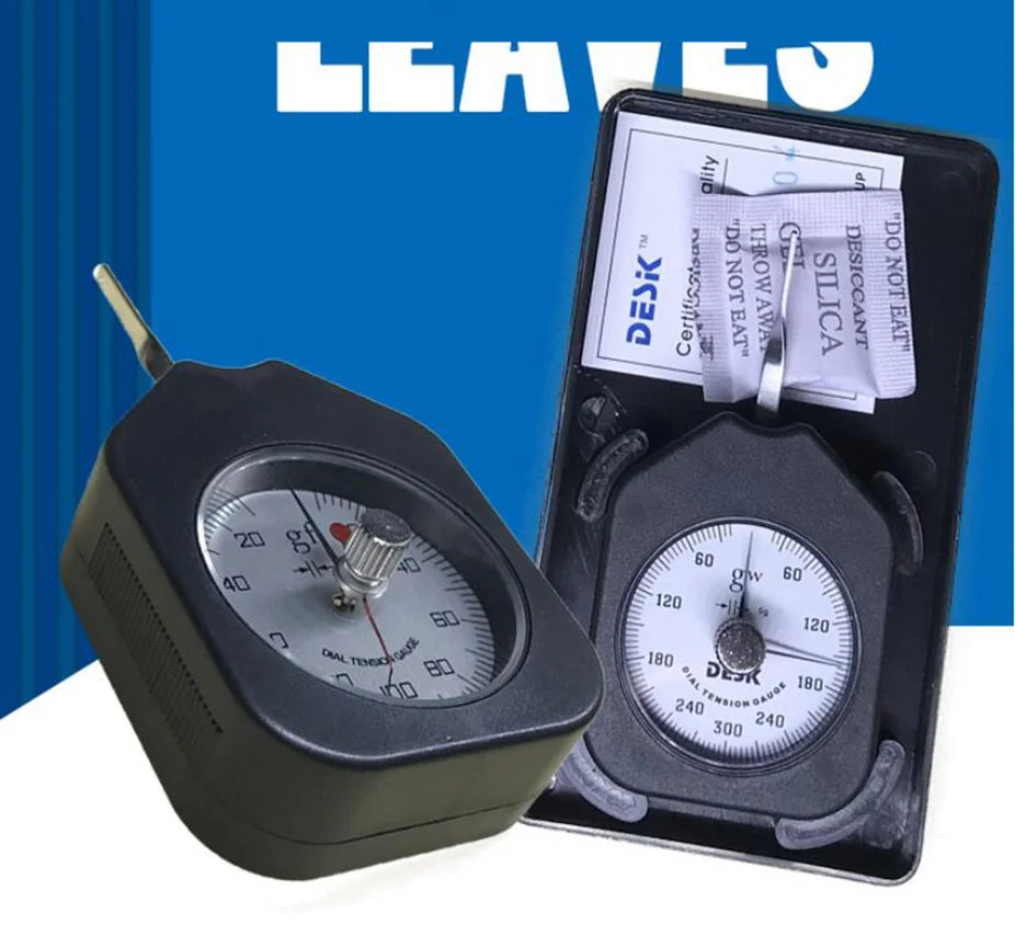 LED High Precision Tension Meter Bound Aluminum Wire Test Tension Meter Chip 10g-500g Push Pull Meter Dialtensiongauge