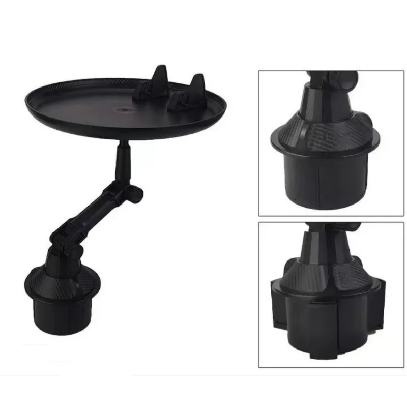 Car Cup Holder Tray Adjustable Mobile Phone Holder 360° Mount Food Table for Mercedes-Benz W205 W213 W253 W447 W467 Accessories