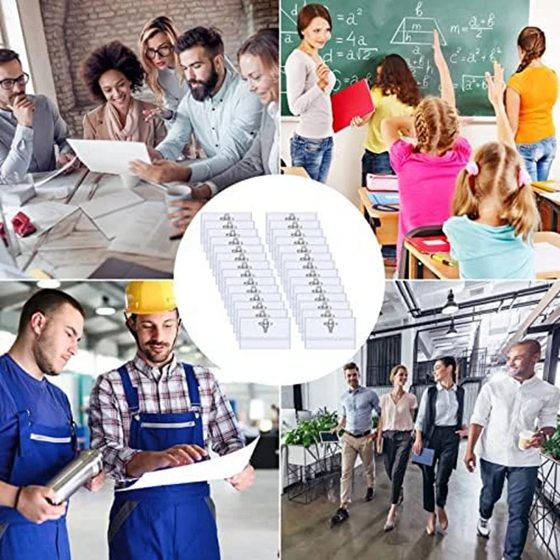 100 шт., горизонтальные держатели для карт, 90 х55 мм