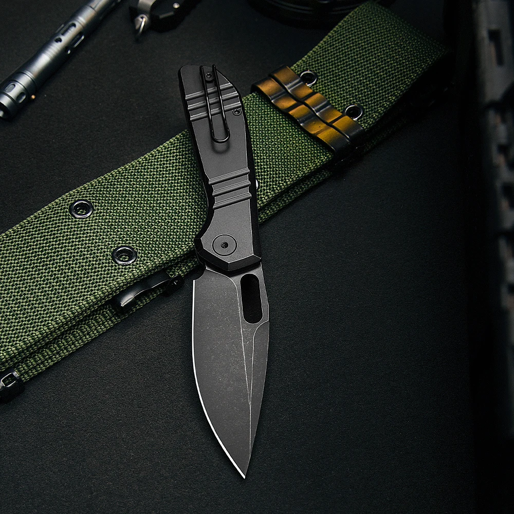 

TRIVISA Folding Gecko Knife M390 Blade Titanium Handle Pocket EDC High Hardness Outdoor Survival Camping Fishing Utility Tool