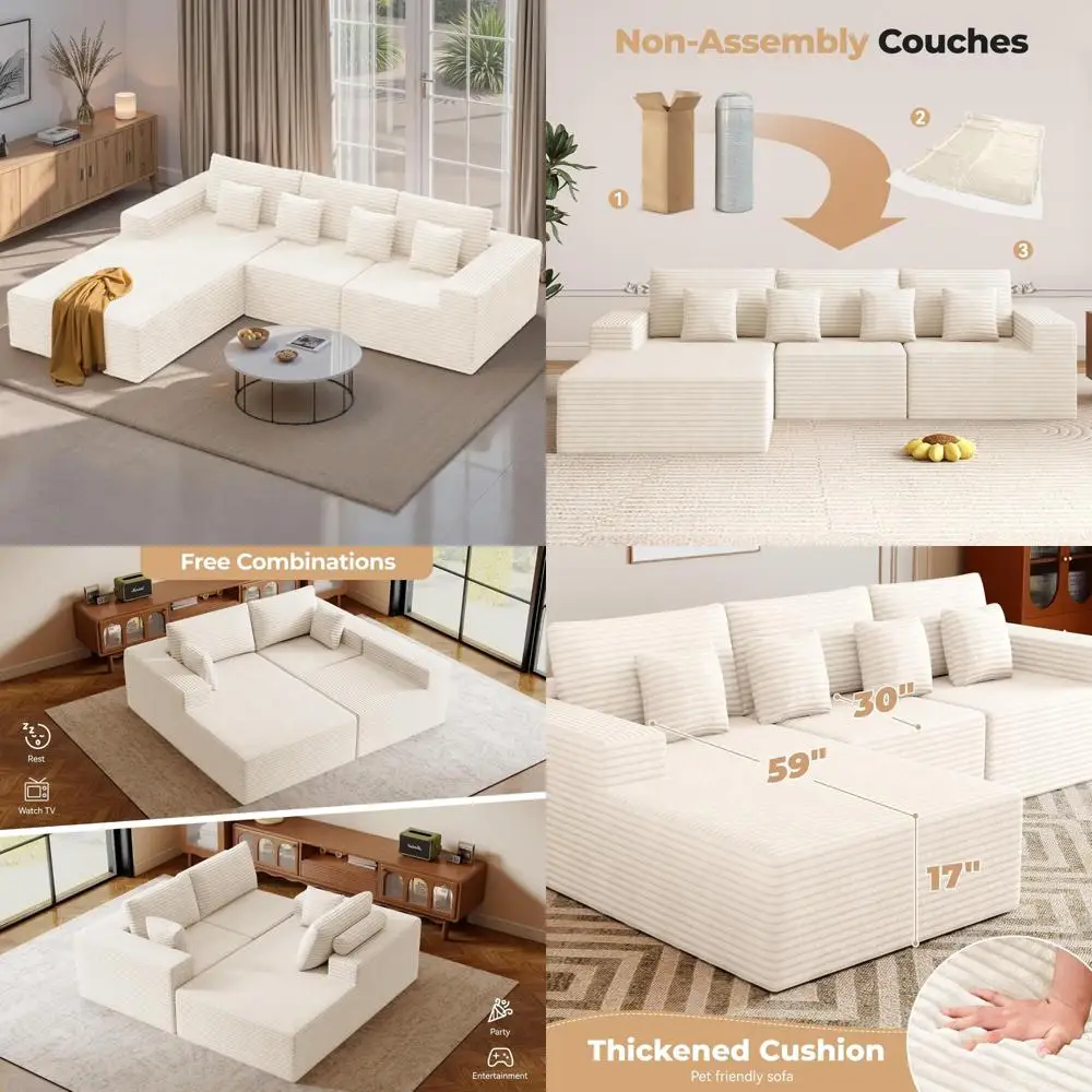 وحدات الأرائك السحابية الاقسام L على شكل كرسي منجد أريكة مقعد عميق غرفة المعيشة غرفة نوم خيار جلوس مريح #1