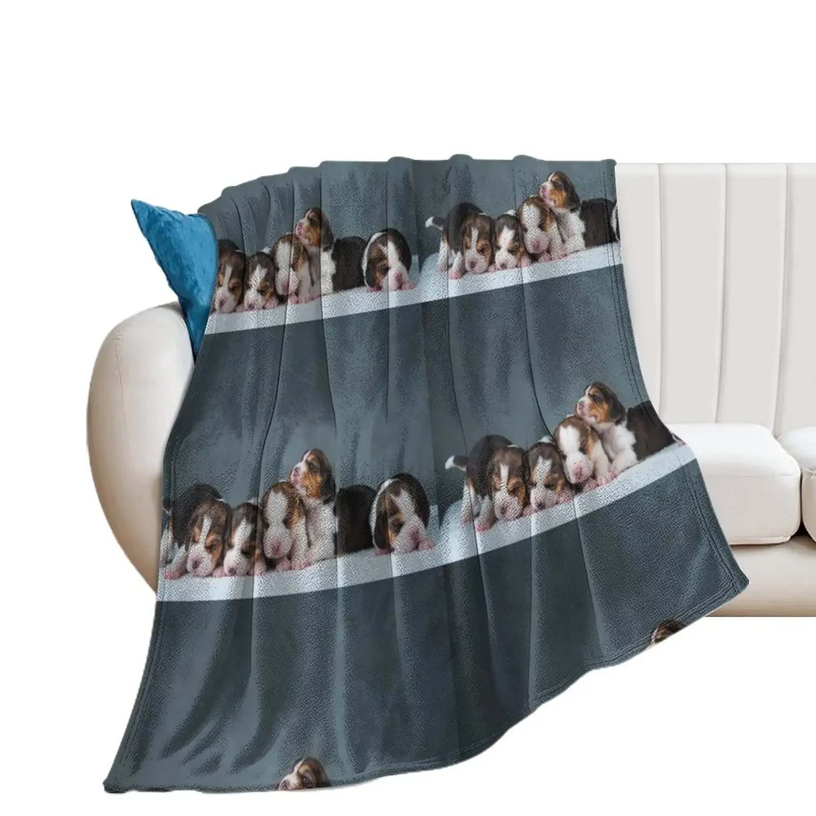 

Cute newborn beagle puppies Throw Blanket Giant Sofa for babies Decoratives blankets and throws Blankets