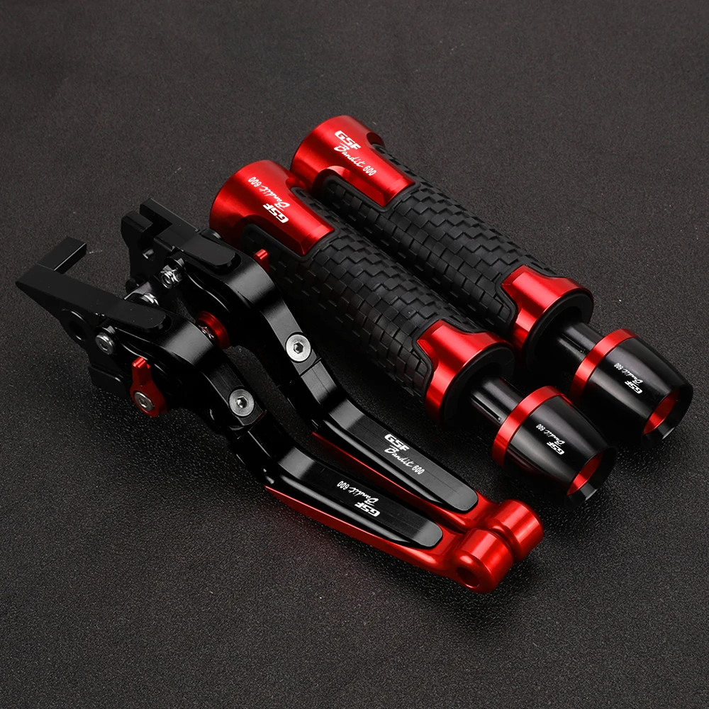 لسوزوكي GSF600 GSF 600 S بانديت 2007-2015 2014 2013 2012 2011 دراجة نارية قابل للتعديل دواسة فرامل رافعة مقود القبضات ينتهي #3