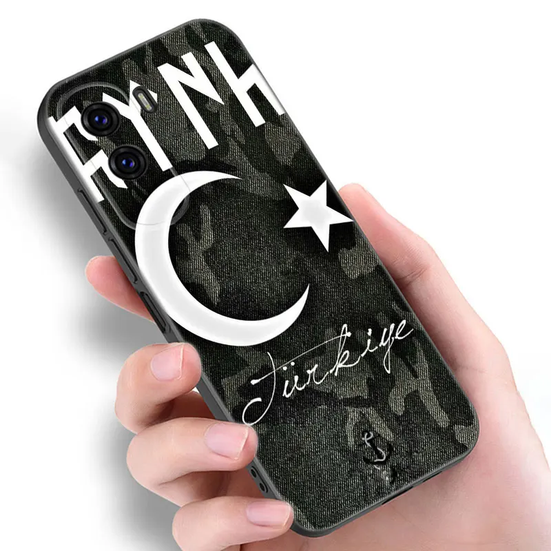 Turkey Turkish Flag Black Phone Case For Honor 70 90 200 Magic 4 5 6 Lite X5 X6A Plus X6S X7A X8A X8B X6 X7 X8 X9 4G X9A X9B 5G