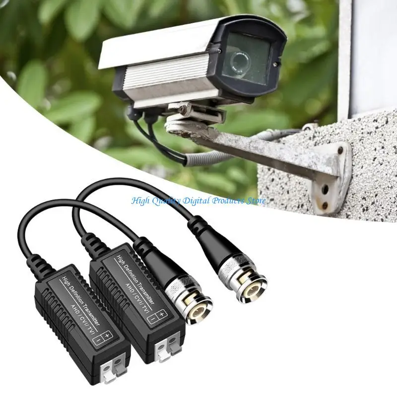 

U2JE AHD/CVI/TVI TIVERDS Пассивные видеопередины BNC CCTV Video Balun для антиинтерференций мониторинга