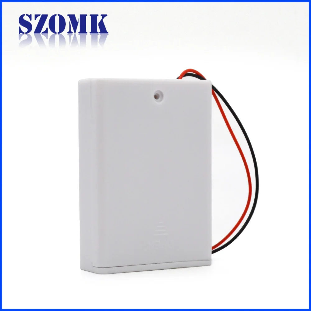 Battery holder AAA case abs plastic enclosures  plastic project box GPS tracker abs box 68x48x18mm  abs electronics housing