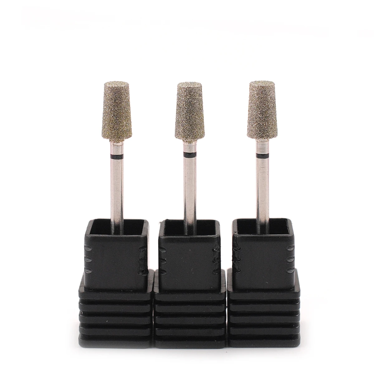 3pcs Diamond Nail Drill Bit Rotary Burr Cuticle Clean Manicure Cutters Drill Accessories Nail Beauty Tool Mills