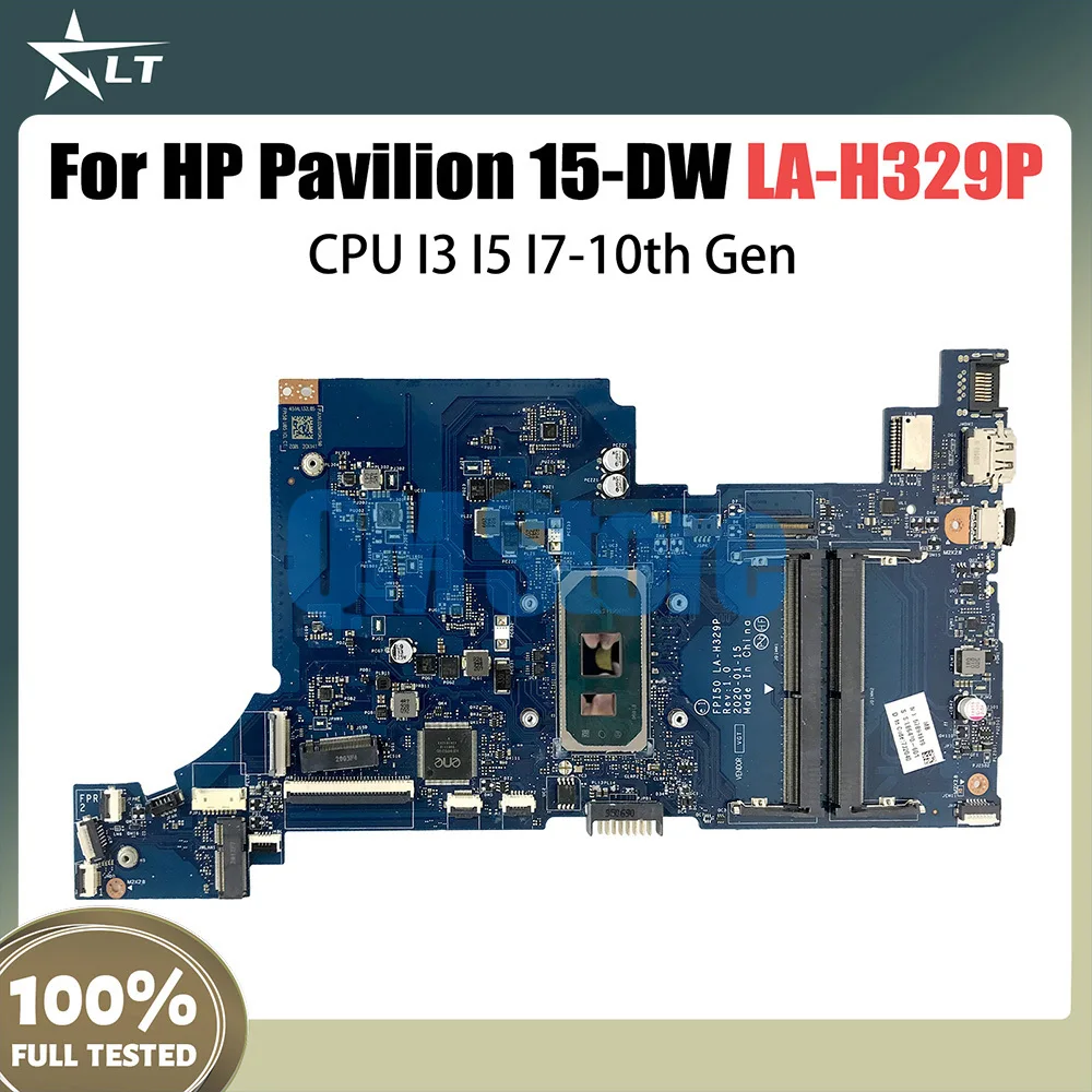 

FPI50 LA-H329P Mainboard For HP 15-DW Laptop Motherboard I3-1005G1 I5-1035G1 I7-1065G7 CPU L86470-601 L86465-601 L87541-601