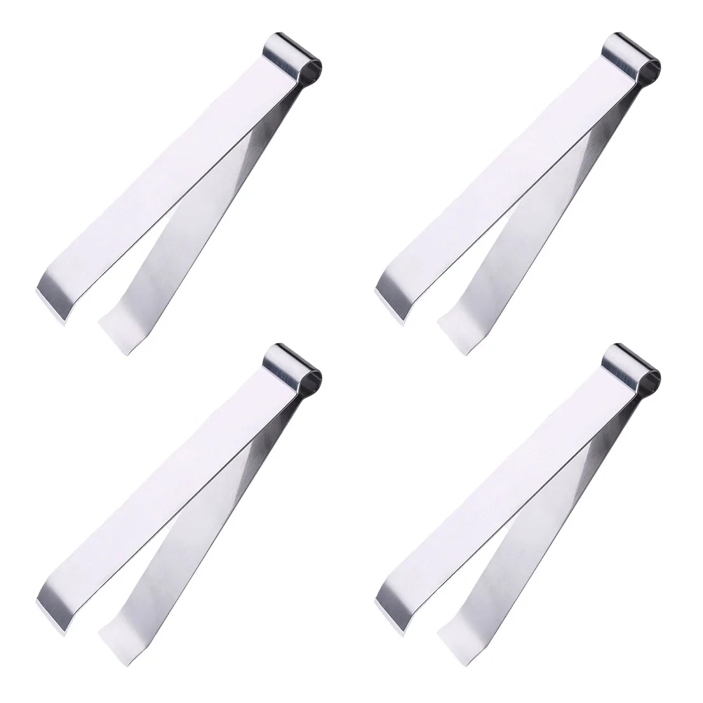 

4Pcs Wool Puller Stainless Steel Fish Bone Tweezers Kitchen Tool Flat Pliers Chicken Hair Remover Manual Tweezer Removal