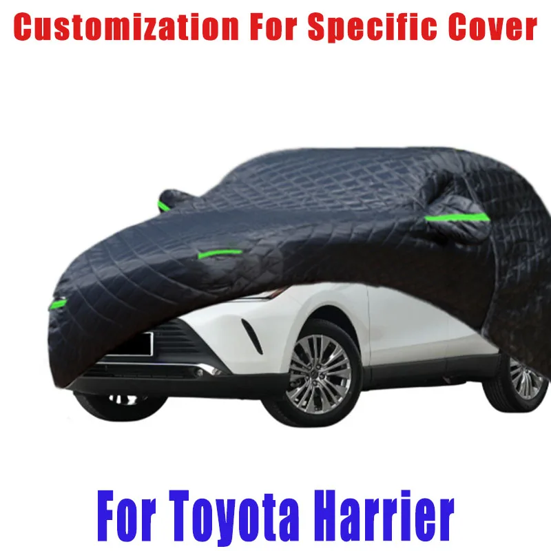 For Toyota Harrier Hail prevention cover auto rain protection, scratch protection, paint peeling protection, car Snow prevention