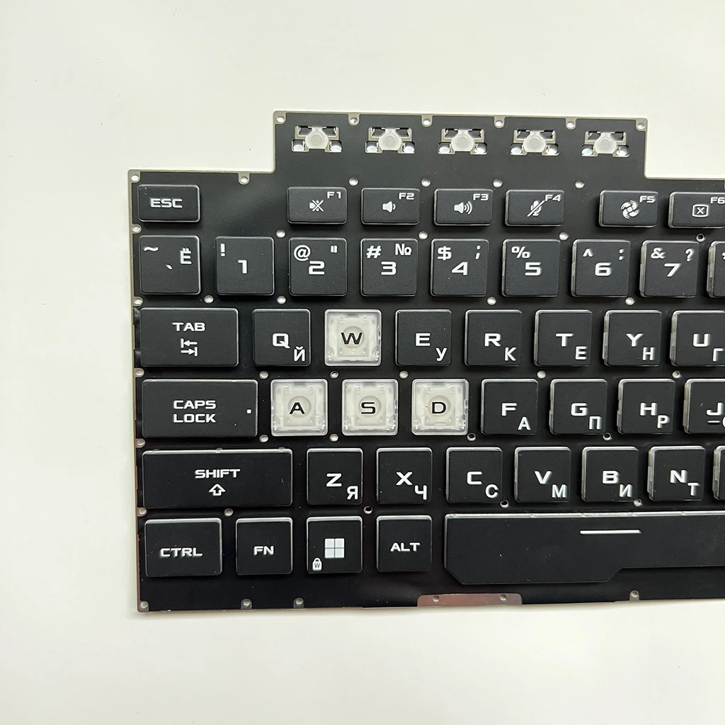 Imagem -05 - Teclado Russo dos Eua para Asus Tuf Gaming Fx706 Fx706u Fx706ii Fx706li Fa706 Fa706u Fa706u Fa706u Fa706u Fa706ii Laptop Retroiluminado