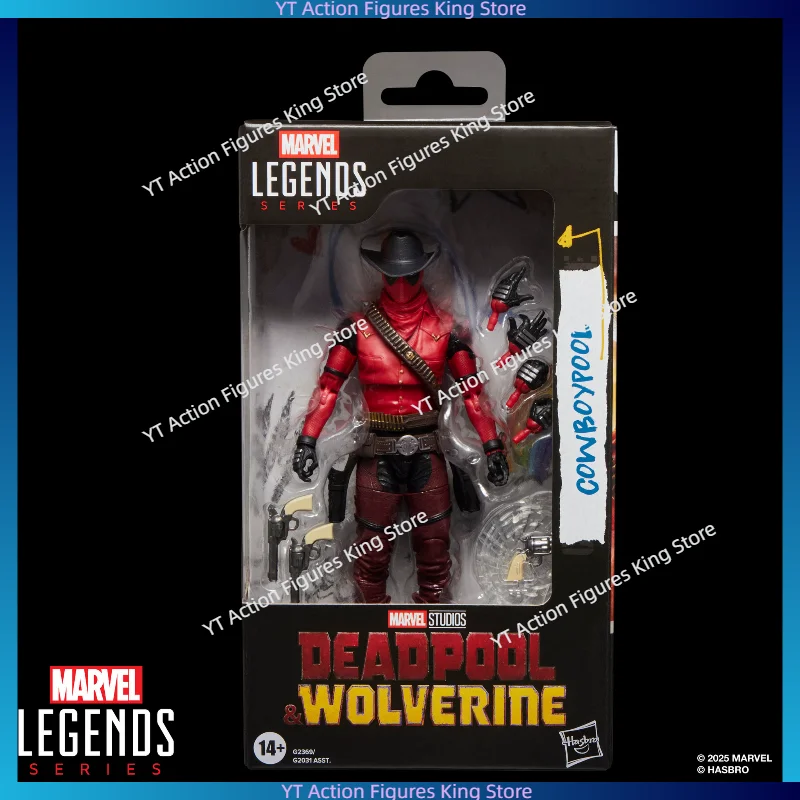 In Stock Hasbro MARVEL LEGENDS Cowboy Deadpool, Wolverine X23 Blade Action Figure Toy Collection Gift - view 4