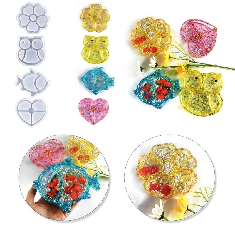 

91AC Storage Box Resin Mold for Resin Casting Jewelry Storage Case Holder Mold