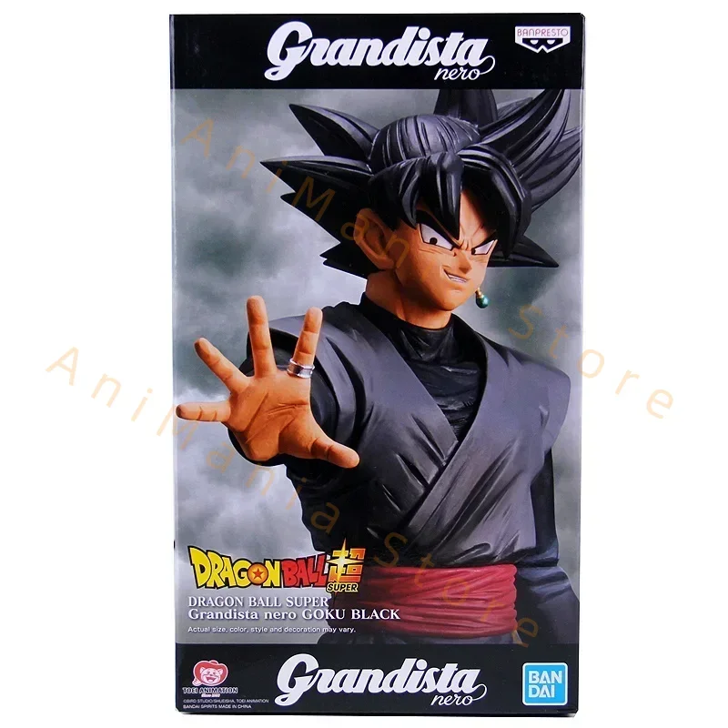 

Bandai Original DRAGON BALL SUPER Anime Figure Grandista Nero GOKU BLACK Action Figure Toys for Kids Gift Collectible Model