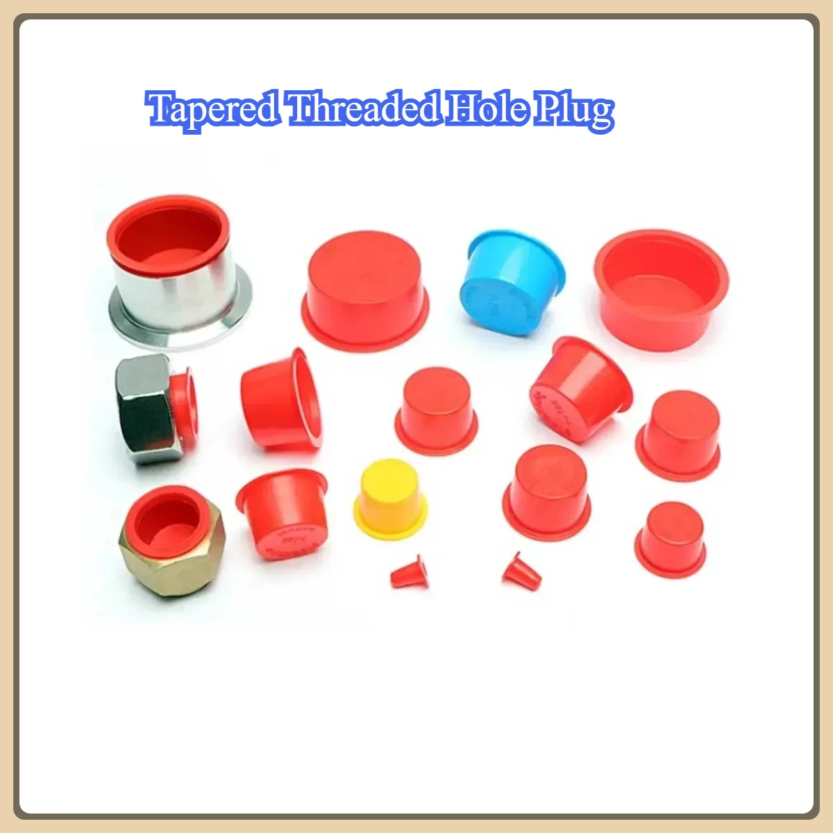 

Red Plastic Plug/Tapered Threaded Hole Plug T-5/T-490