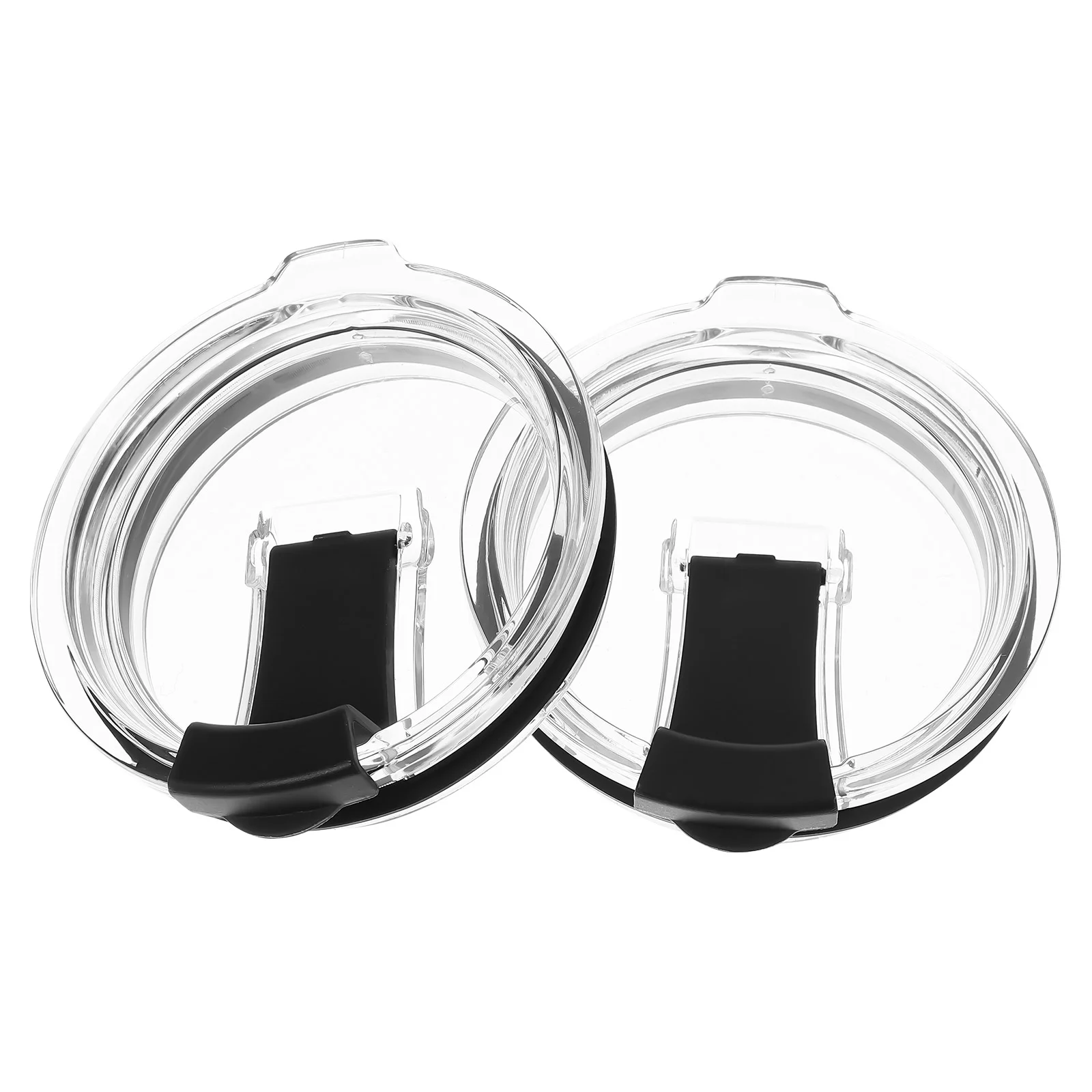 

2pcs New Leak Spill Proof Lid for 20 oz and Other Tumblers (Black) lids for lid for tumbler Replacement Lid