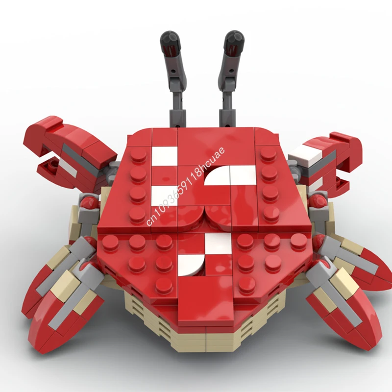 152 pcs MOC Shelly the Crab Sea of Thieves nan Building Blocks Hadiah Natal Berpikir Logis Pembelajaran STEAM Proyek Kerajinan DIY