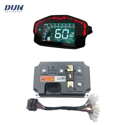 DUNELEC/VOTOL EM260S 500A 7KW BLDC Motor Controller with DKD CAN-BUS ONE-LIN Sensor Display