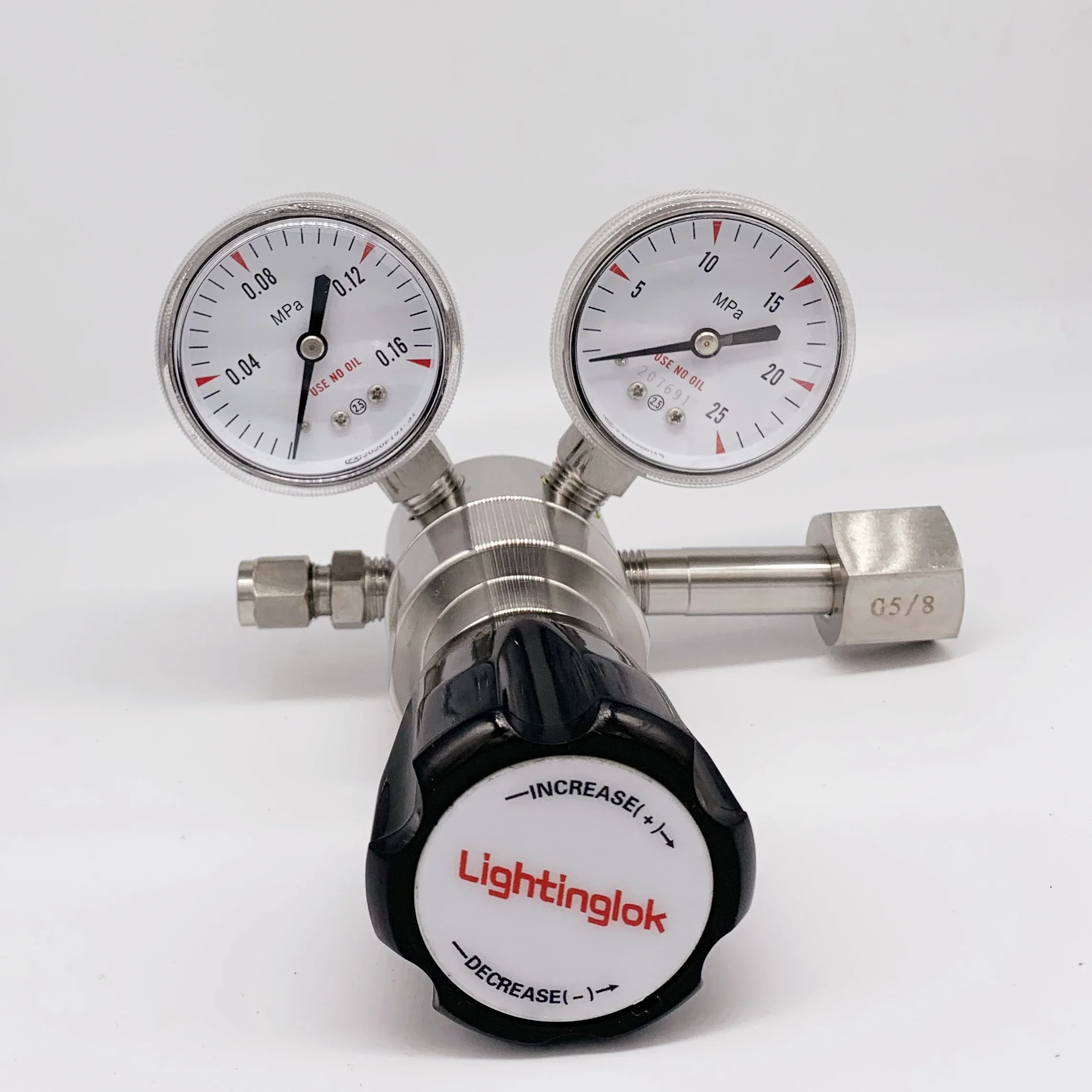 316L Stainless Steel Pressure Reducing Valve Laboratory Gas Circuit
