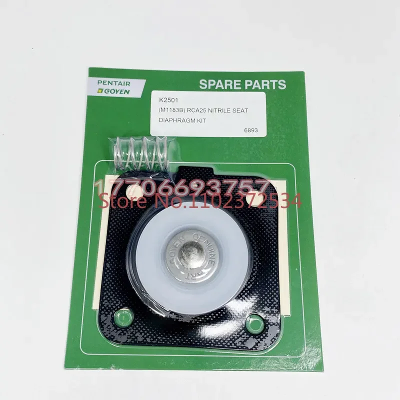 PENTAIR GOYEN Plateau Diaphragm Repair Kit K2501 M1183B Pulse Valve CA25T CA2