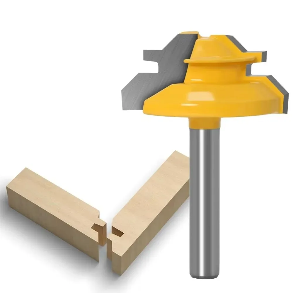 LAVIE 45 ° Lock Miter Router Bit 1/4