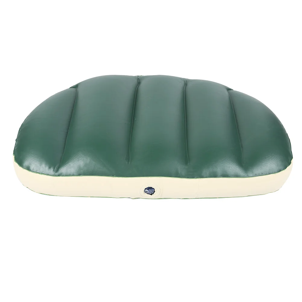1pc Kayak Rowing Cushion Solid and Compressive Resistance  Skiing Drifting PVC Inflatable Air Seat Cushion 550x350x100mm