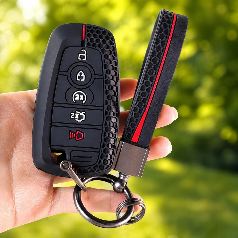 Car Remote Key Case Cover for Ford Fusion Mustang Kuga Ecosport Explorer F-150 F-250 F-350 F-450 F-550 Raptor F150 Accessories